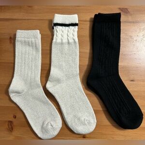 WeatherProof Vintage boot crew socks 3 pair set